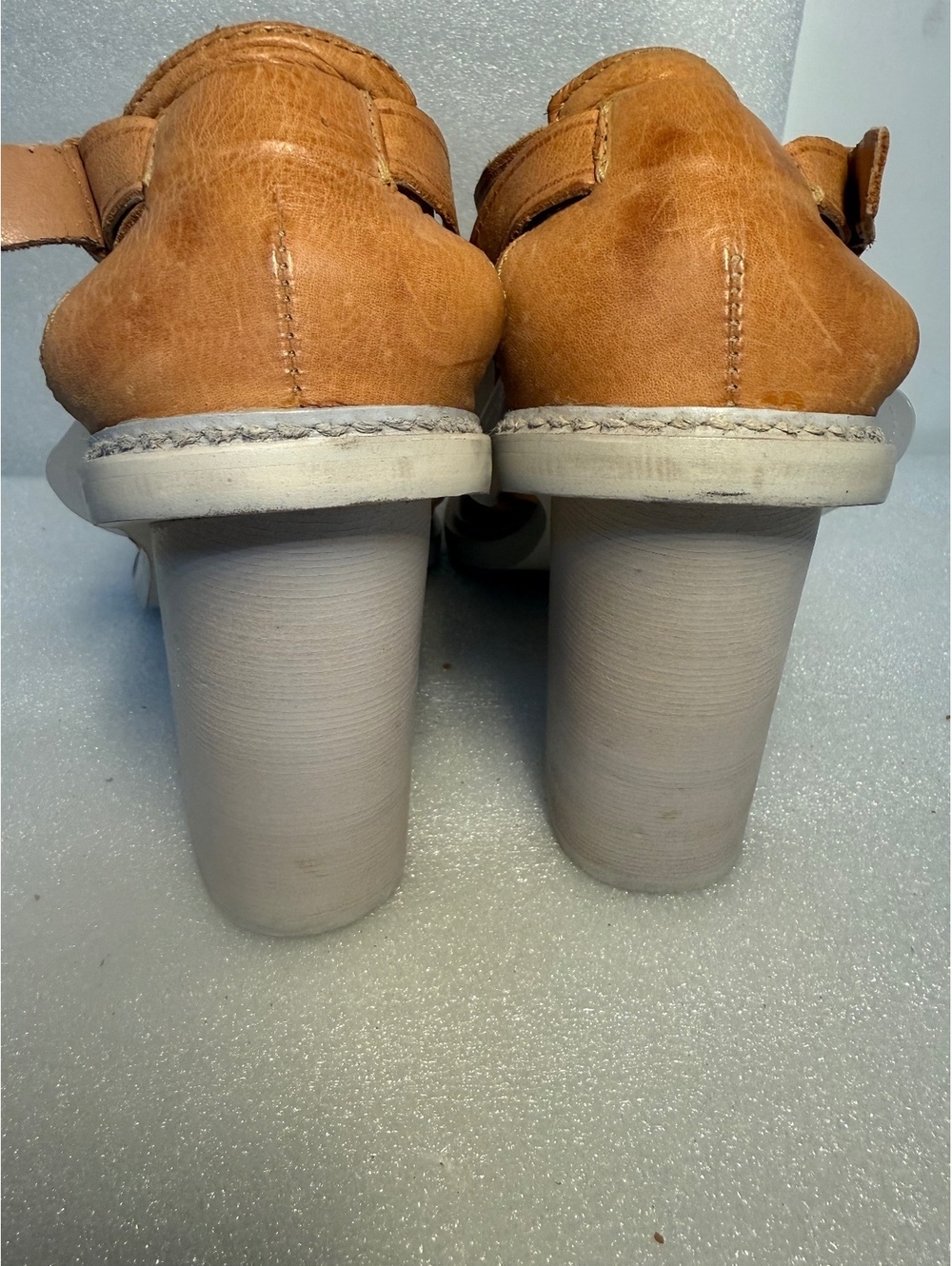 Schuler & Sons Philadelphia Sade Leather Oxford Heels Size 9.5 B - Picture 6 of 11